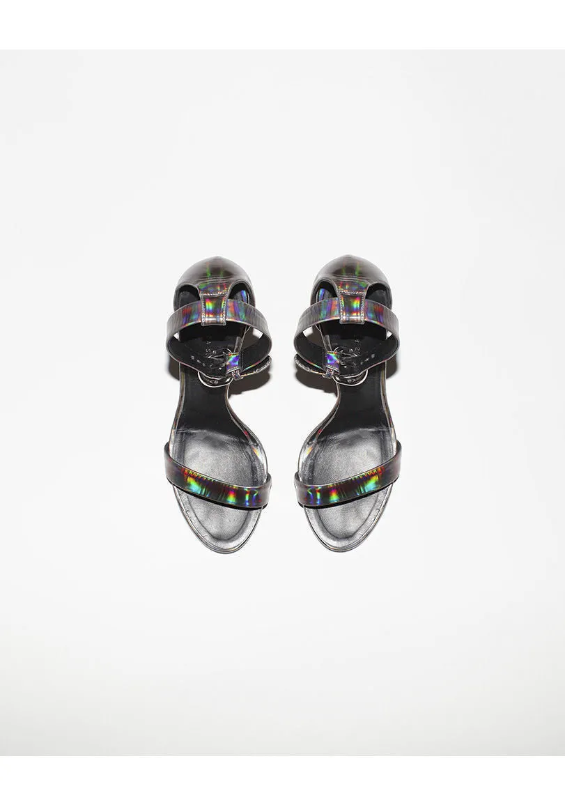 Heeled Ankle Strap Sandal