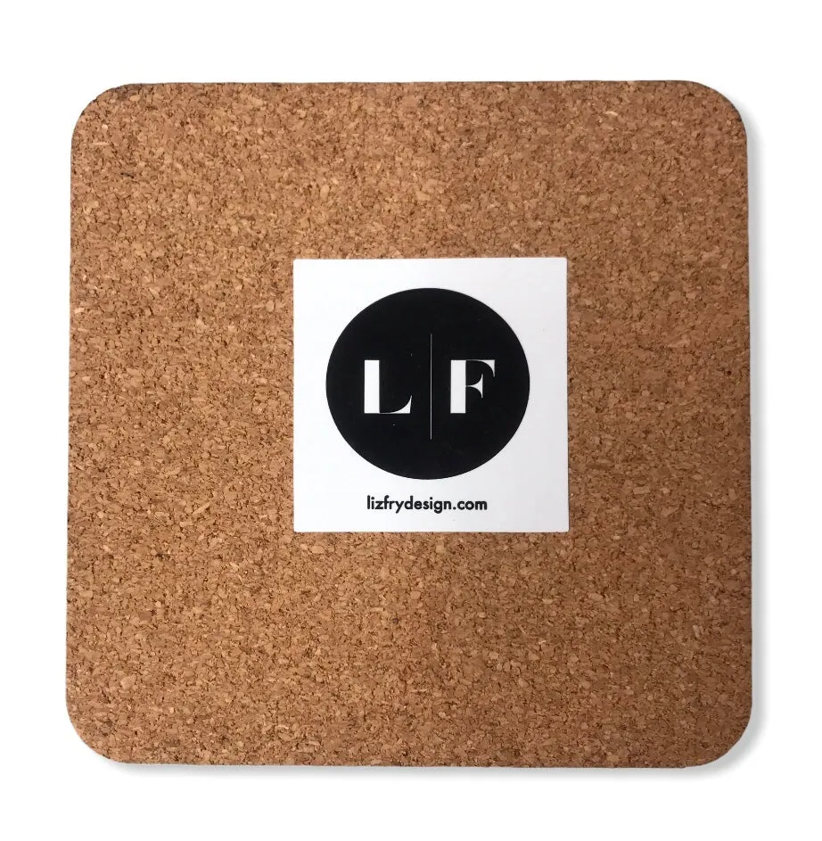 HK Bins Coaster by Liz Fry Design