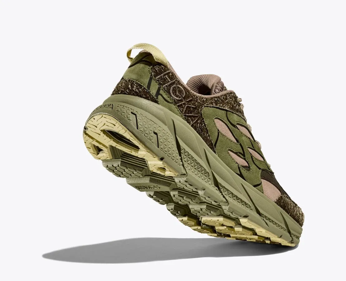 HOKA Elite Terrain System Clifton L Suede