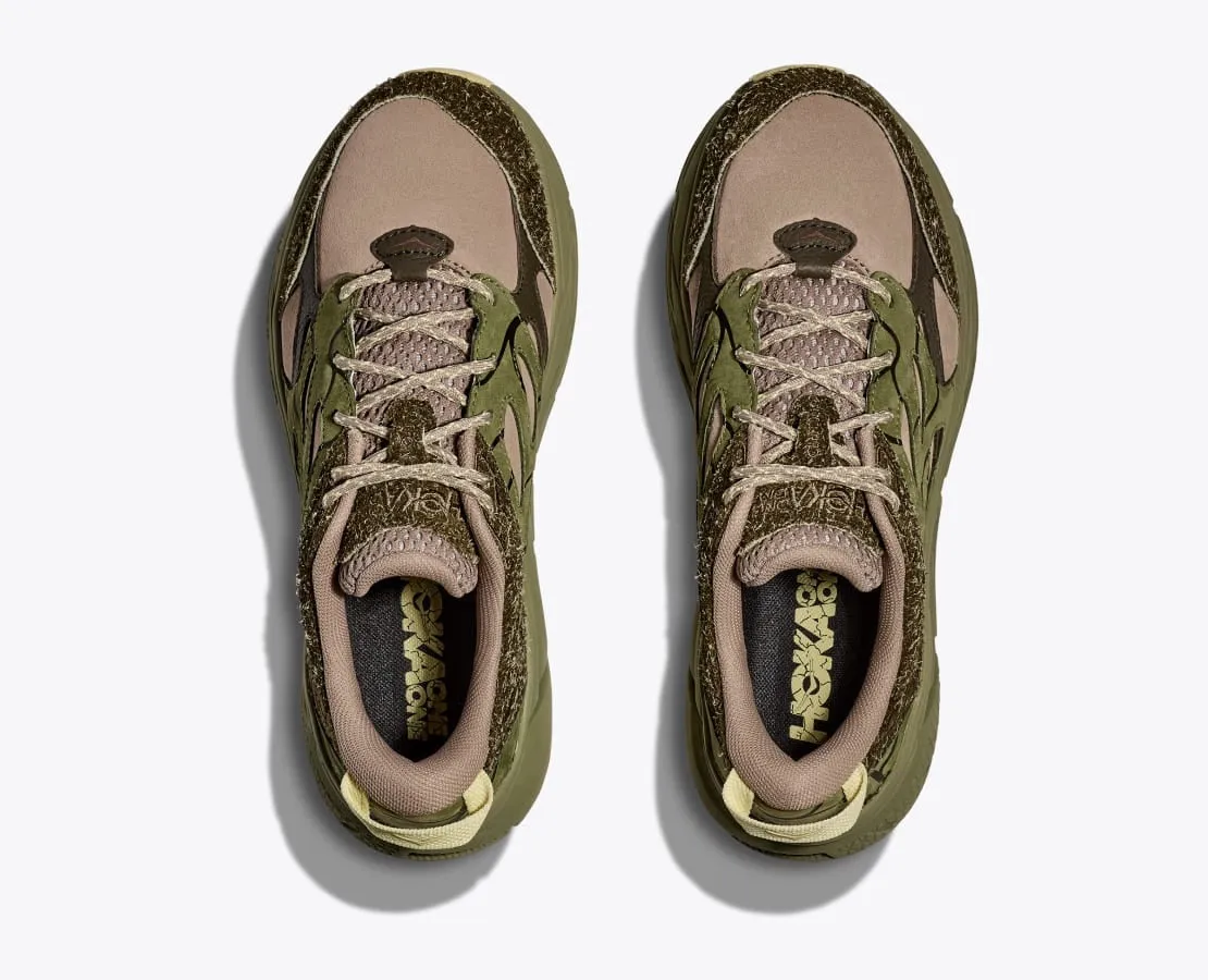HOKA Elite Terrain System Clifton L Suede