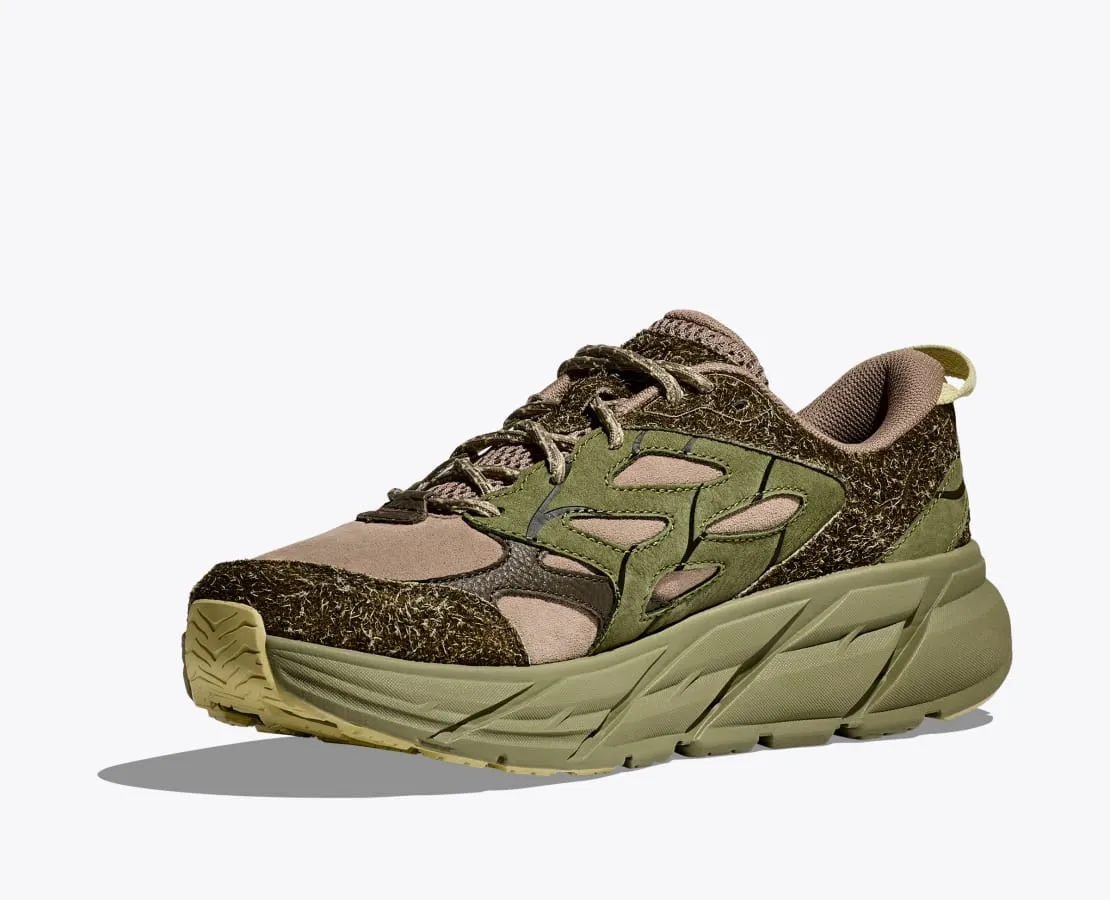 HOKA Elite Terrain System Clifton L Suede