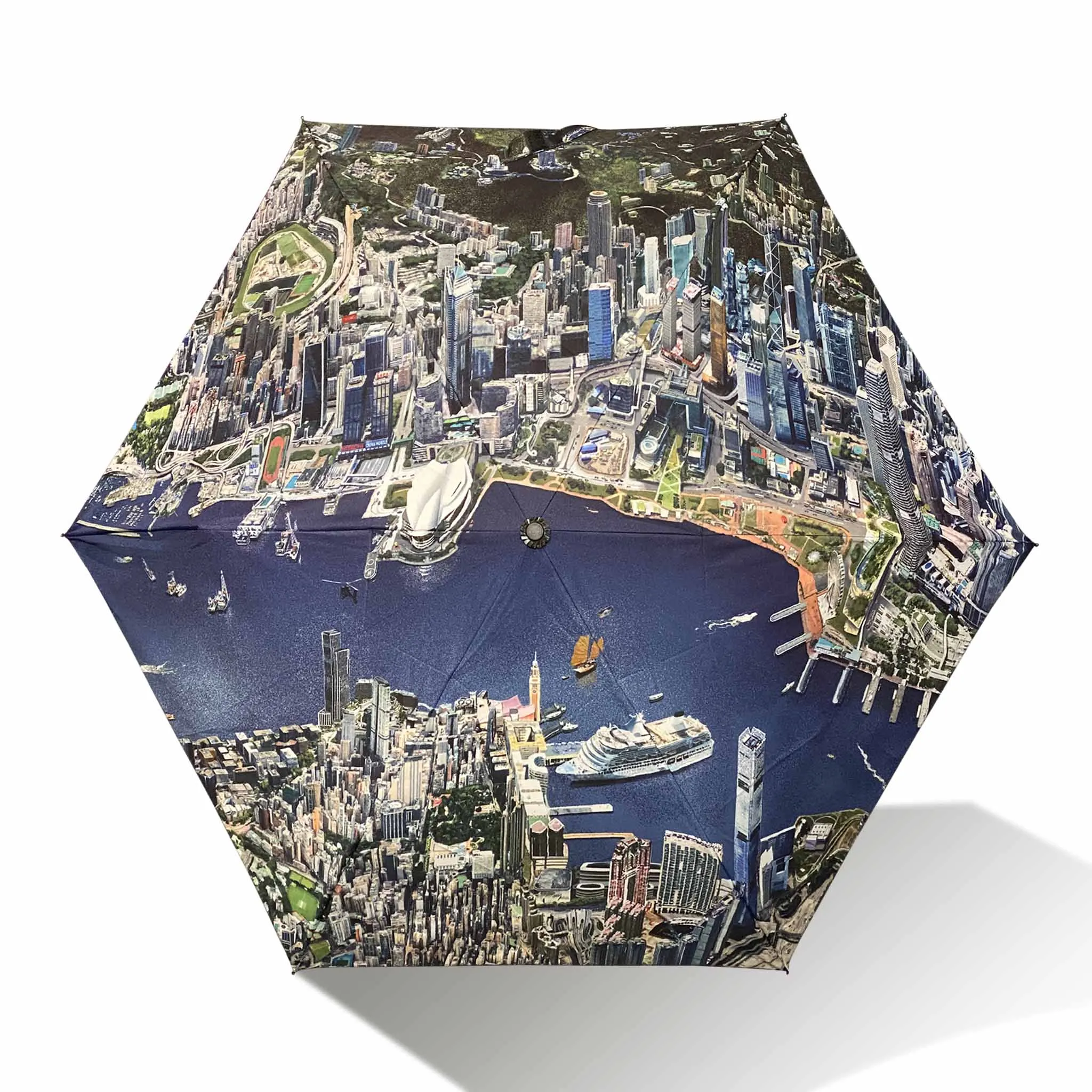 Hong Kong Cityscape UV Ultralight Umbrella
