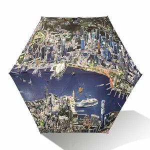 Hong Kong Cityscape UV Ultralight Umbrella