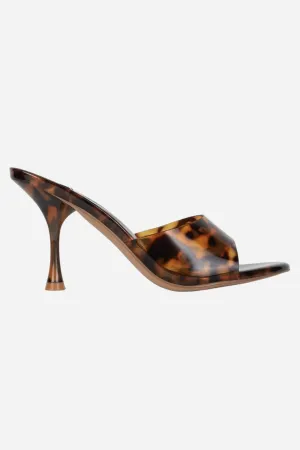Jeffrey Campbell Agent Heeled Slides in Tortoise
