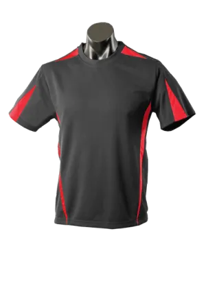 Kids Eureka Sports Tee - Black/Red