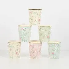 Ladurée Paris Floral Cups (x 8)