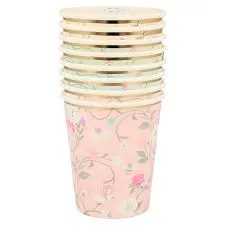 Ladurée Paris Floral Cups (x 8)