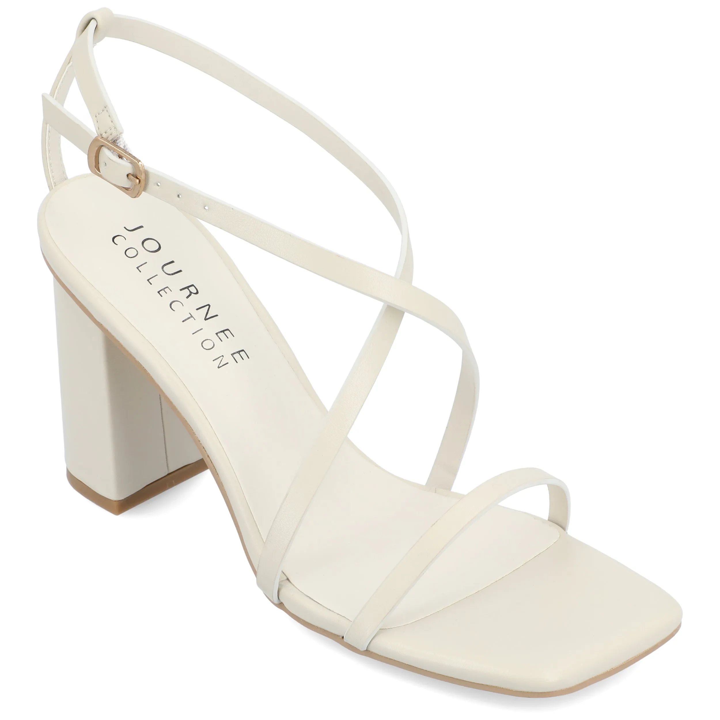 LENORRA STRAPPY SANDALS IN FAUX LEATHER