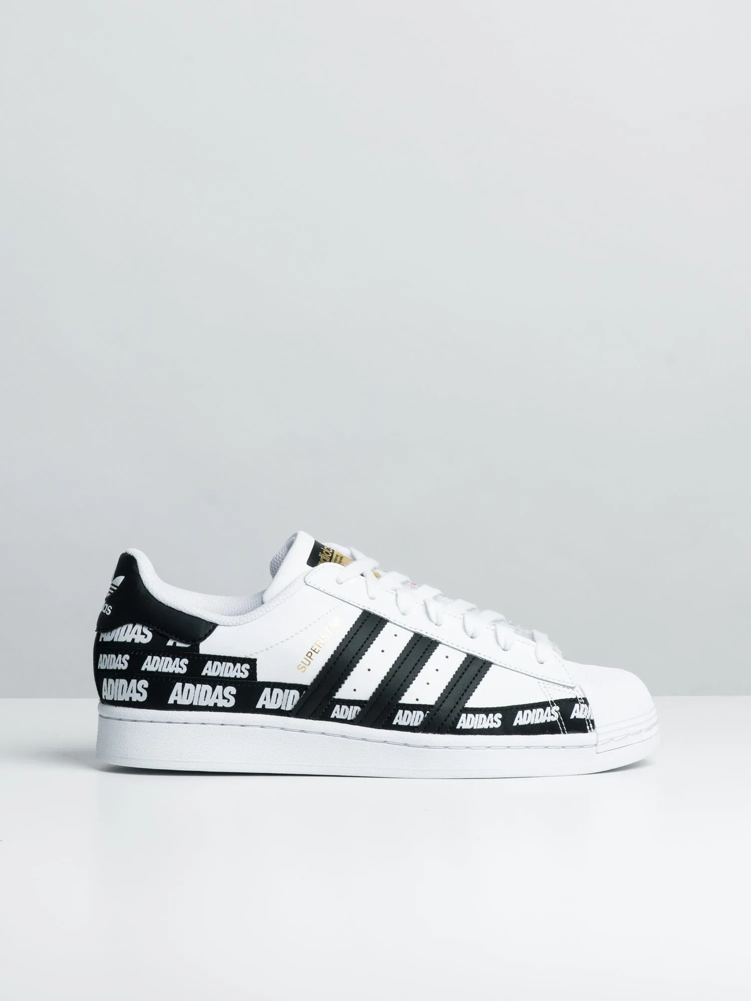 MENS ADIDAS SUPERSTAR SNEAKERS - WHITE/BLACK - CLEARANCE