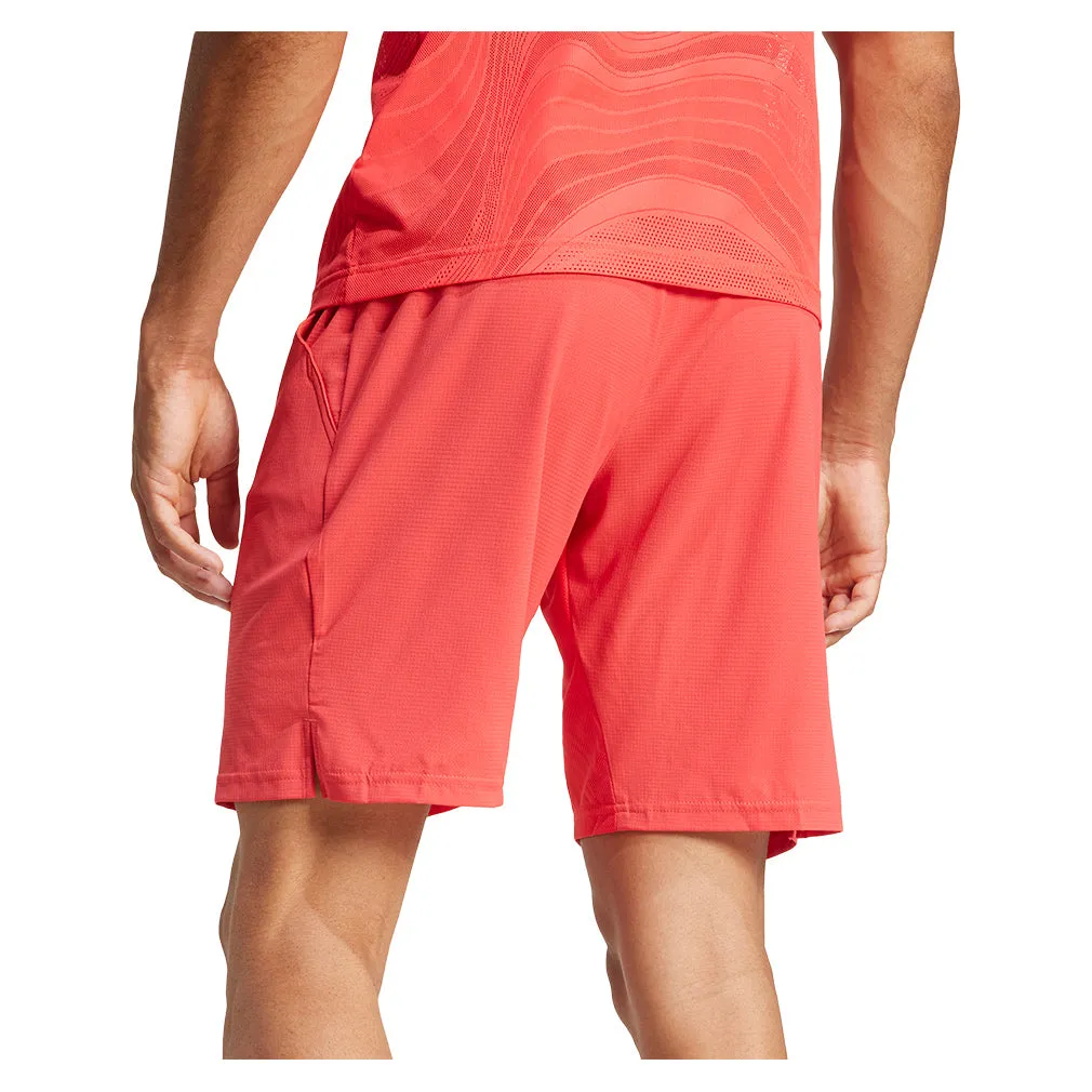 Men`s Ergo 7 inch Tennis Short Semi Lucid Red