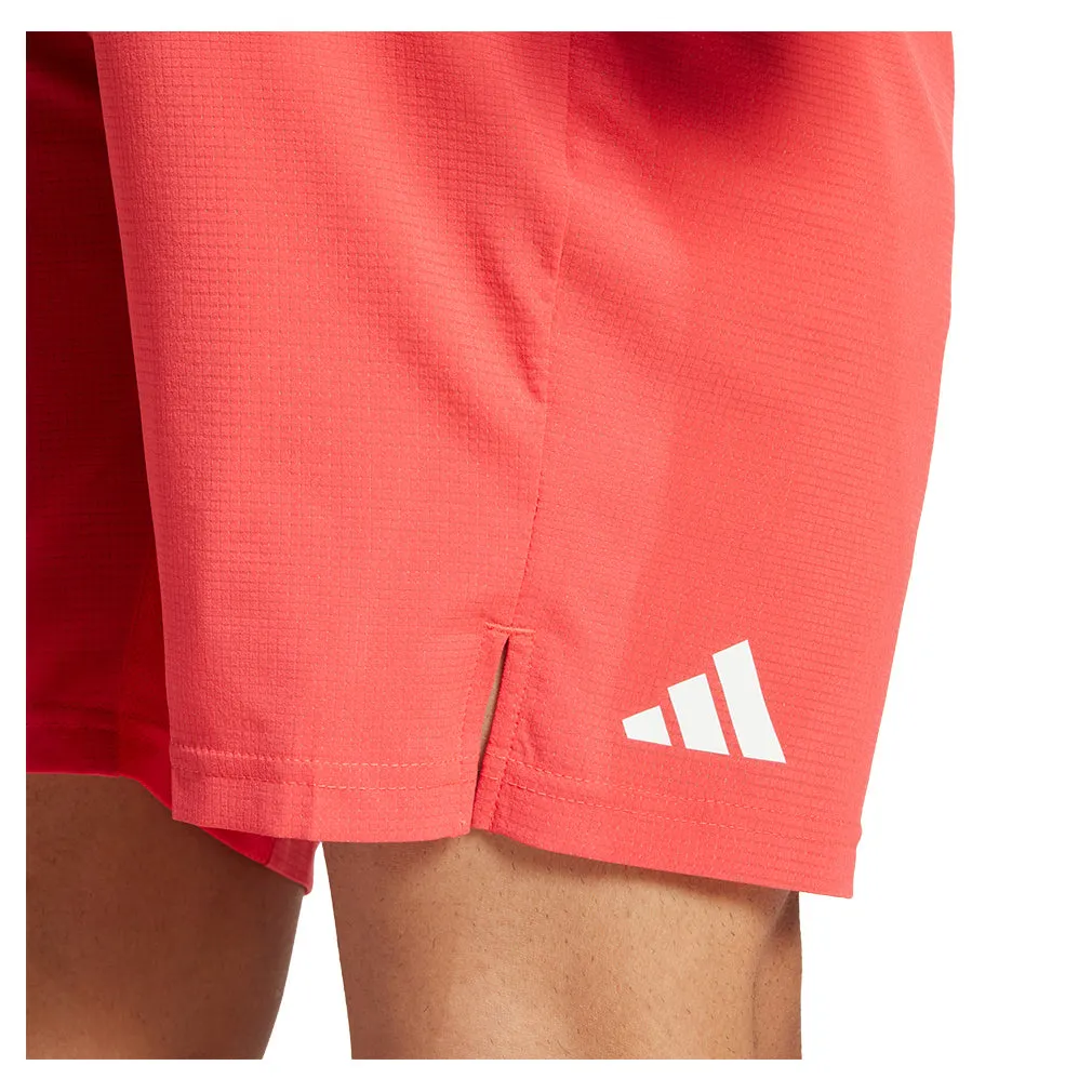 Men`s Ergo 7 inch Tennis Short Semi Lucid Red