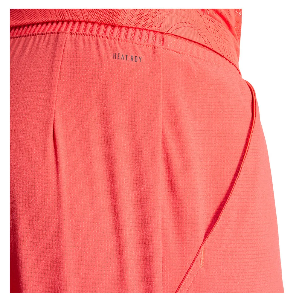 Men`s Ergo 7 inch Tennis Short Semi Lucid Red
