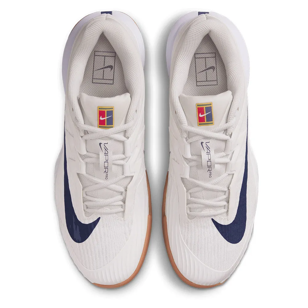 Mens Zoom Vapor Pro 3 Tennis Shoes Summit White and Binary Blue