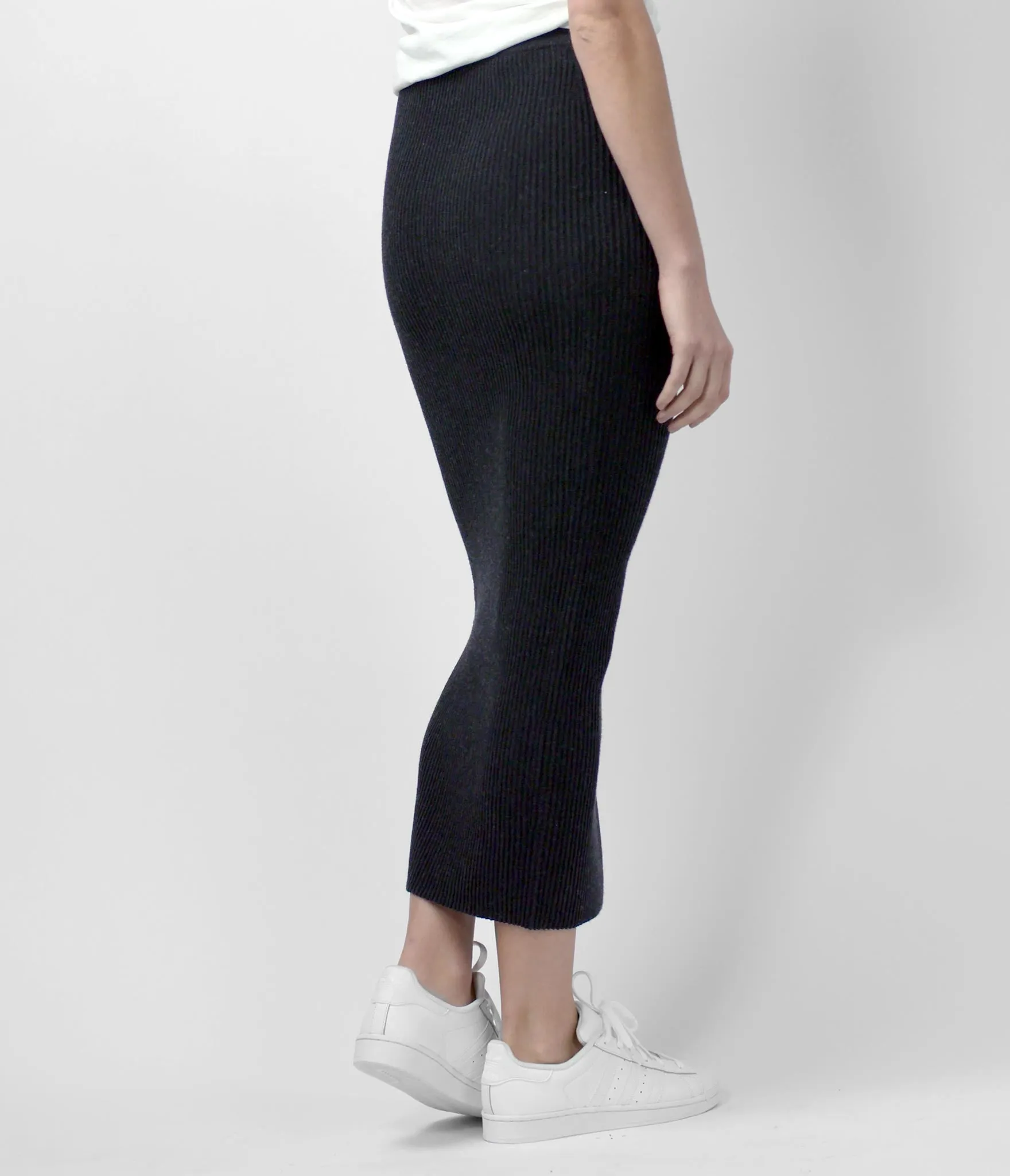Merino Long Skirt