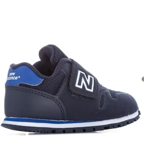 New Balance scarpa sneakers da bambino con strappo KA373NAI blu
