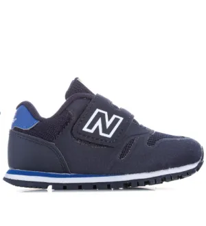 New Balance scarpa sneakers da bambino con strappo KA373NAI blu