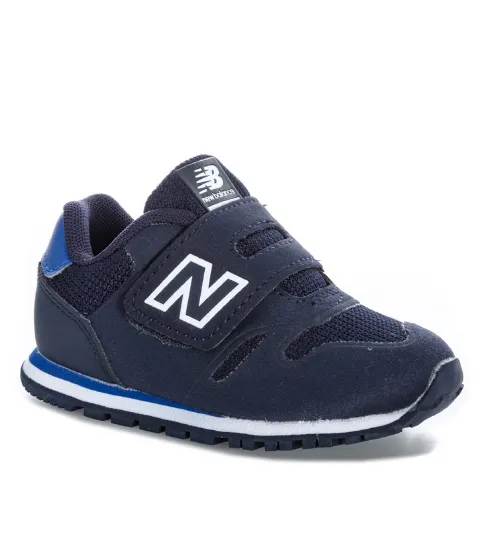 New Balance scarpa sneakers da bambino con strappo KA373NAI blu
