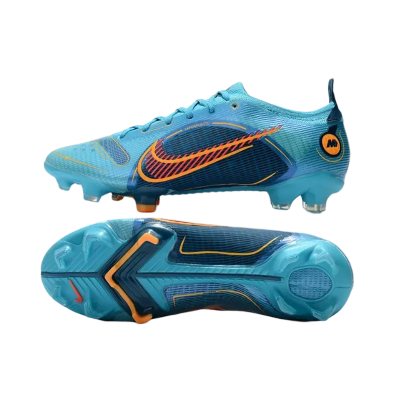 Nike Mercurial Vapor 14 Elite FG Blue Chlorine Orange Laser Marina - Goatkits Boots
