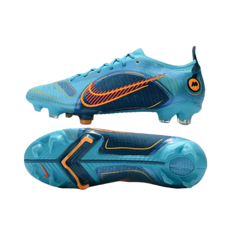 Nike Mercurial Vapor 14 Elite FG Blue Chlorine Orange Laser Marina - Goatkits Boots