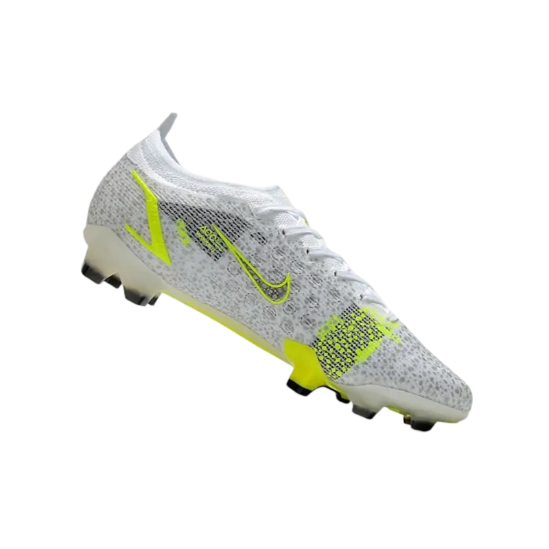 Nike Mercurial Vapor 14 Elite FG White Black Metallic Silver Volt - Goatkits Boots