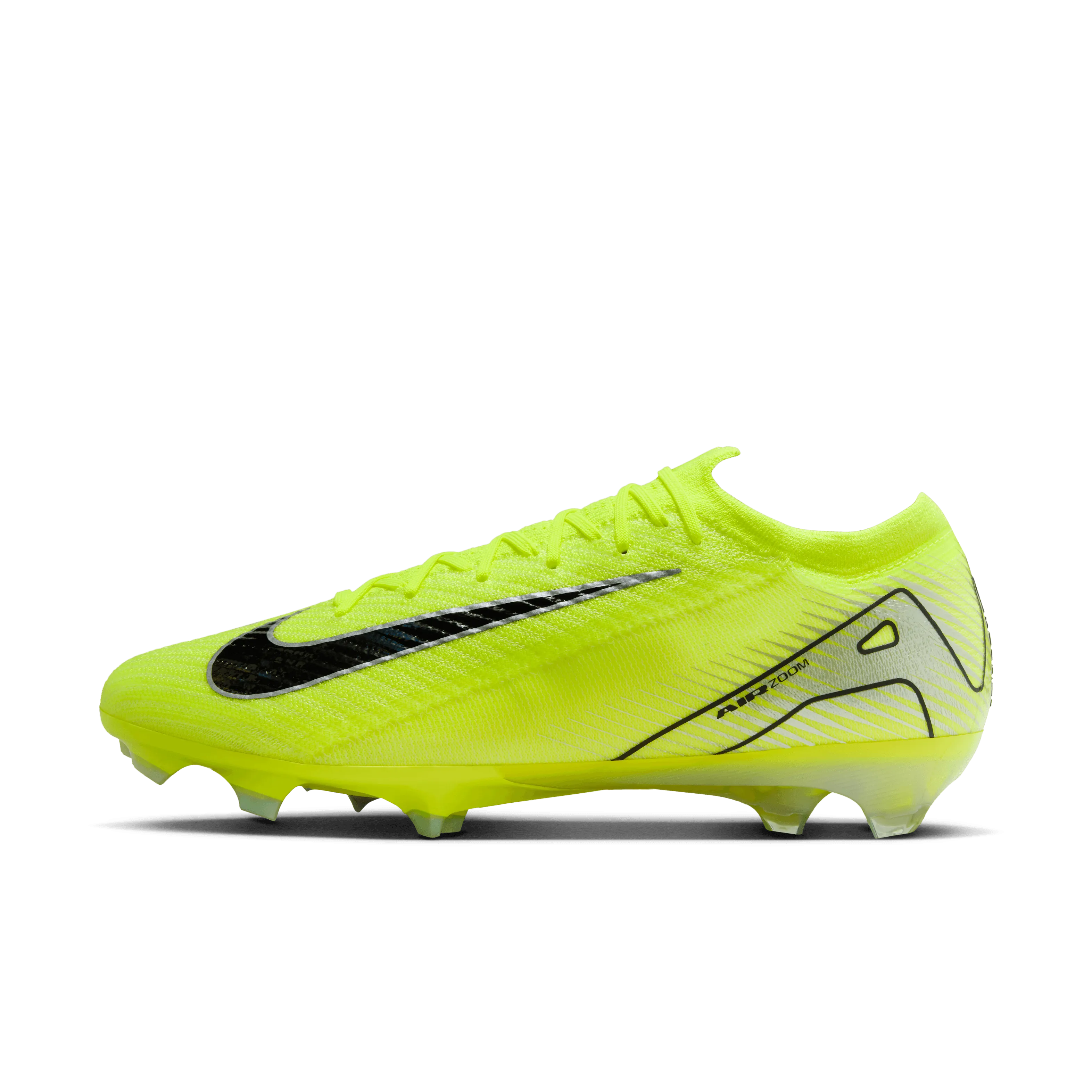 Nike Mercurial Vapor 16 Elite FG Football Boots (Volt/Black)