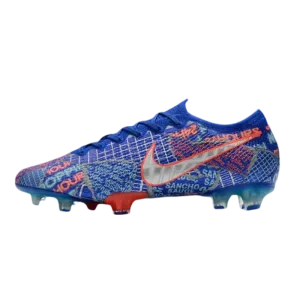 Nike Neuf Mercurial Vapor 13 Elite FG Sancho Bleu White Green Black - Goatkits Boots
