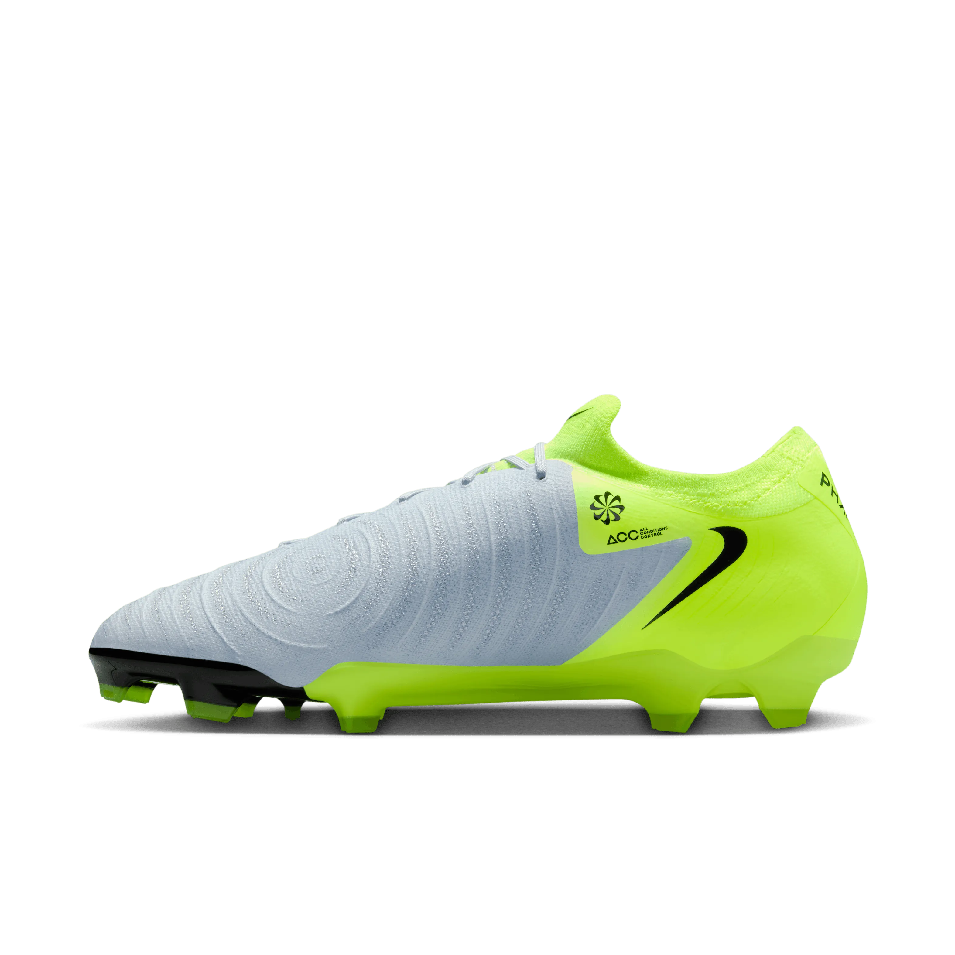 Nike Phantom GX 2 Pro FG Football Boots (Silver/Black/Volt)