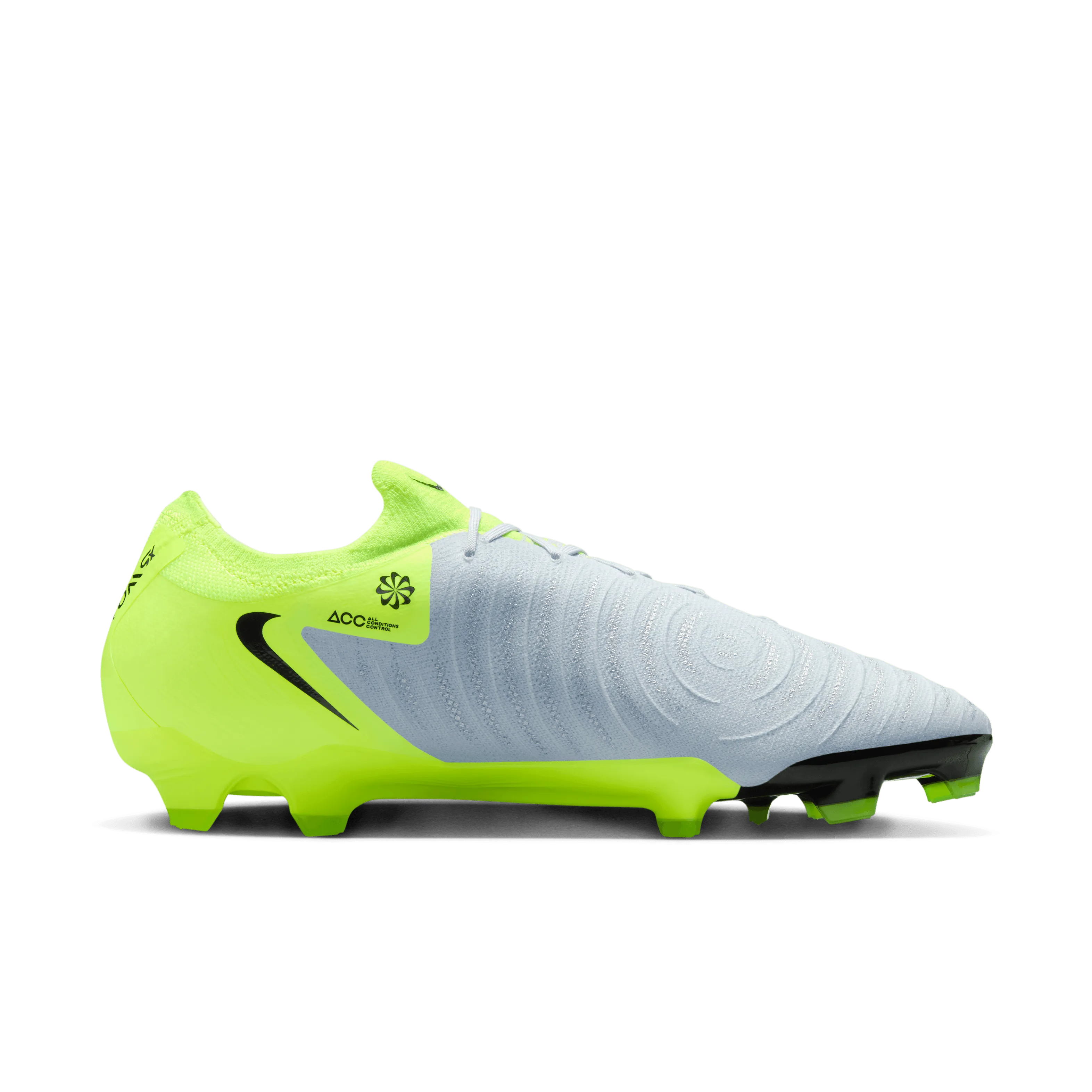Nike Phantom GX 2 Pro FG Football Boots (Silver/Black/Volt)