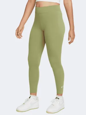 Nike Sportswear Essential 7/8 Mid-Rise Women Lifestyle Tight Green