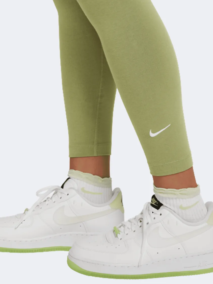 Nike Sportswear Essential 7/8 Mid-Rise Women Lifestyle Tight Green
