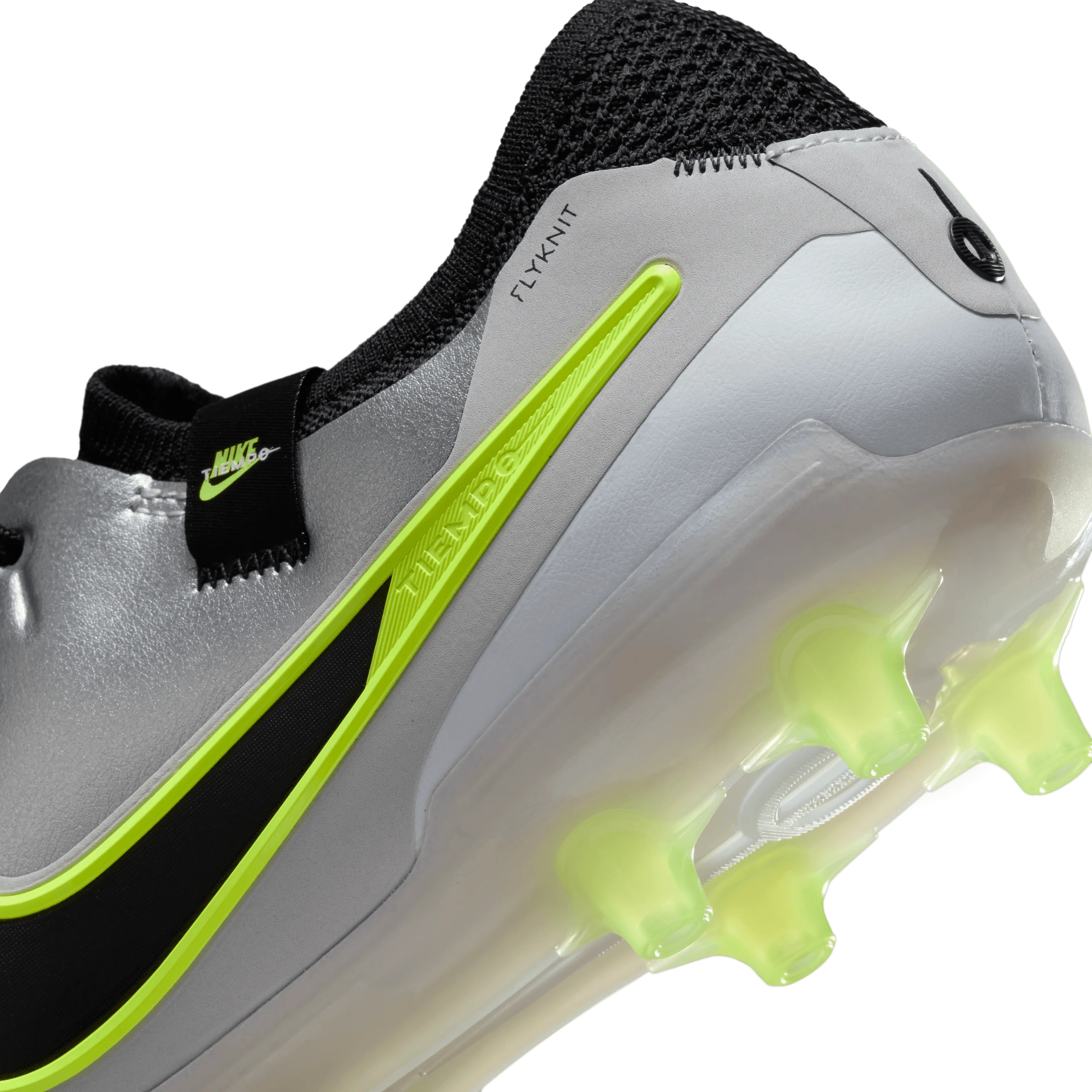 Nike Tiempo Legend 10 Elite AG-Pro Football Boots (Silver/Black/Volt)