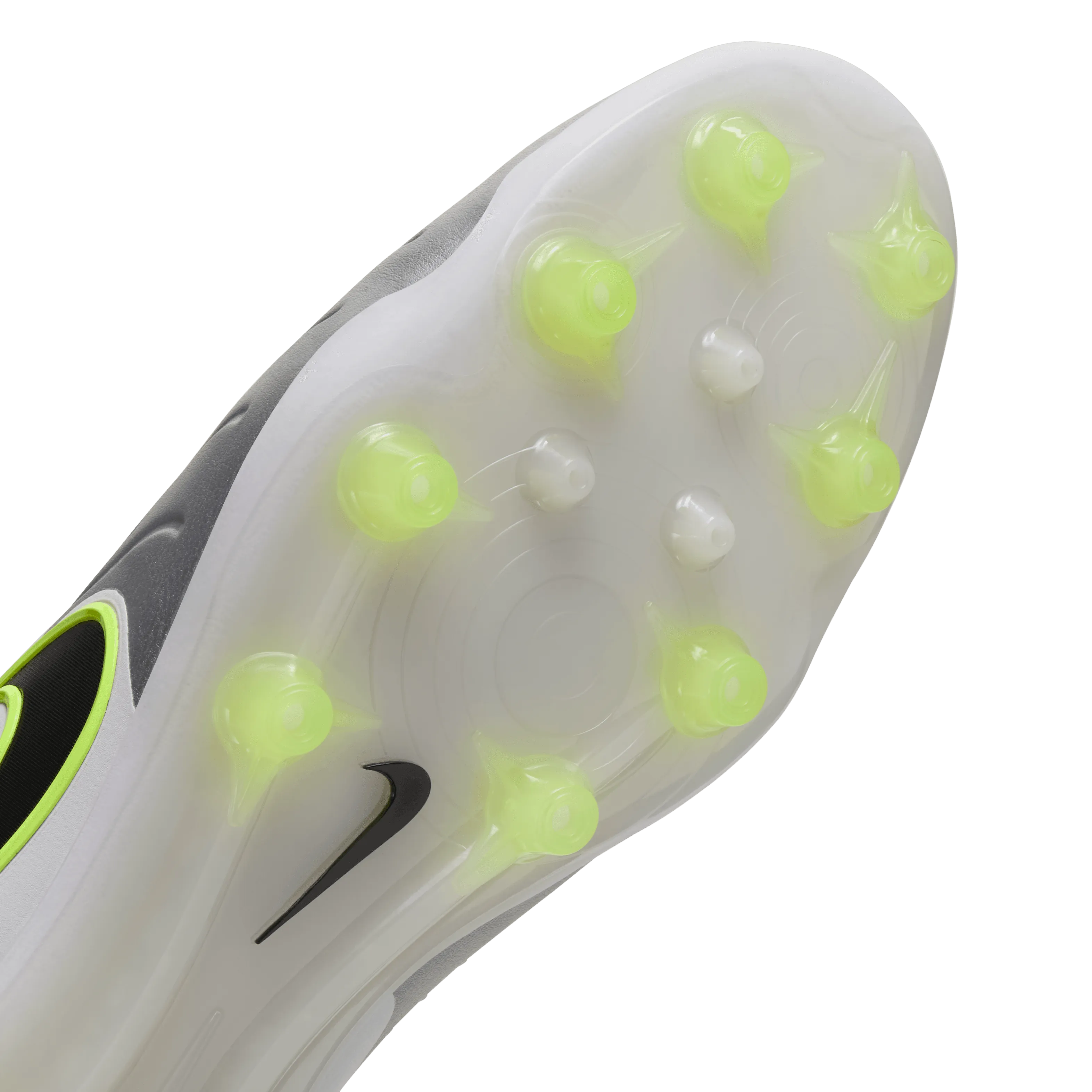 Nike Tiempo Legend 10 Elite AG-Pro Football Boots (Silver/Black/Volt)