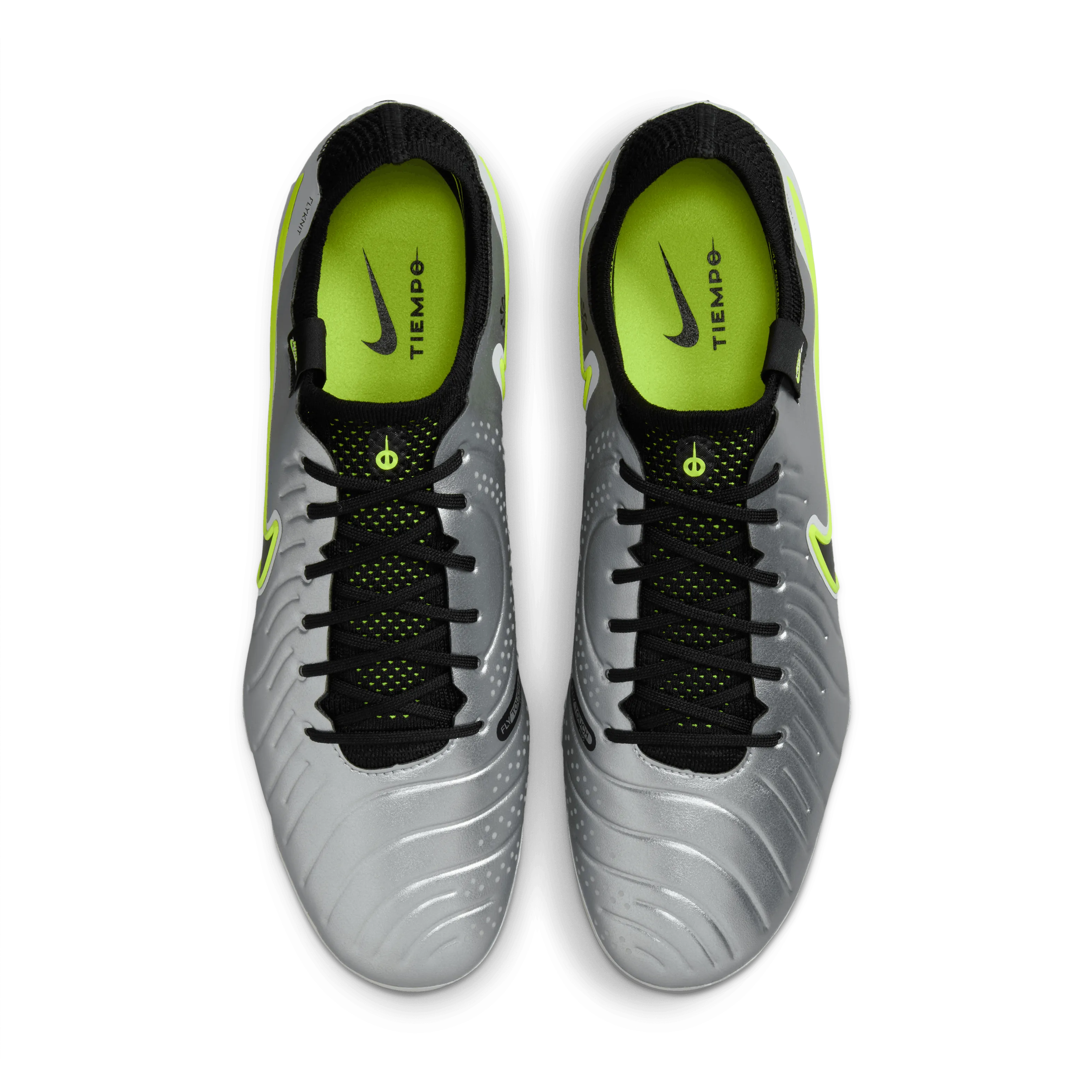 Nike Tiempo Legend 10 Elite AG-Pro Football Boots (Silver/Black/Volt)