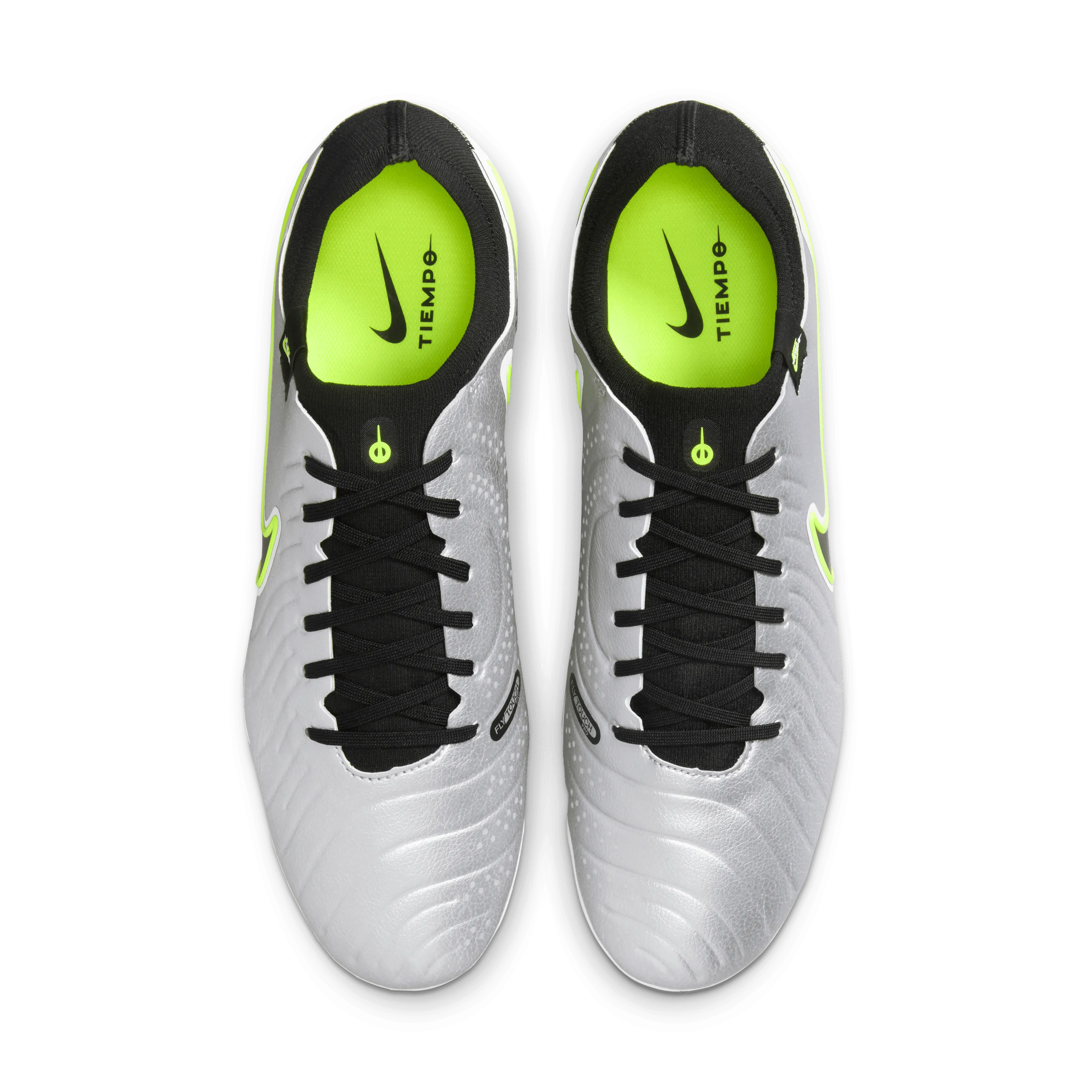 Nike Tiempo Legend Pro FG Football Boots (Metallic Silver/Black/Volt)