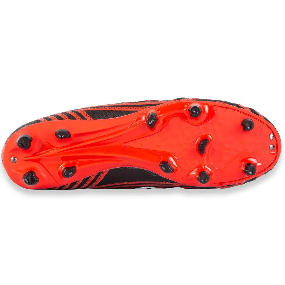 NOMIS Prodigy FG Football Boots - Black/Red/White - Shoe - Adult