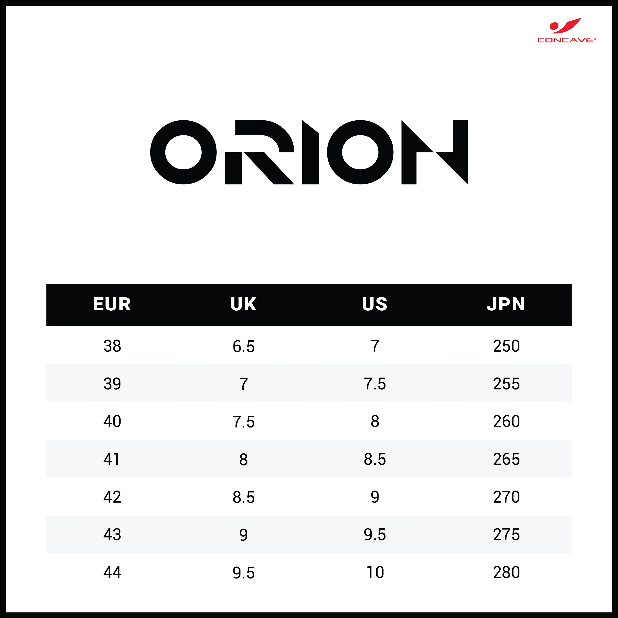 Orion - Black/ Orange