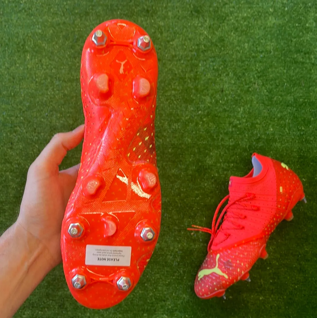 Puma Future Z 1.4 'Fiery Coral' MxSG Football Boots (Brand New) - Size UK 11