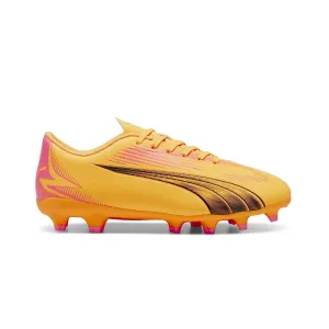 Puma Ultra Play FG/AG Jnr Football Boots (Sunset Glow/Black/Sun Stream)