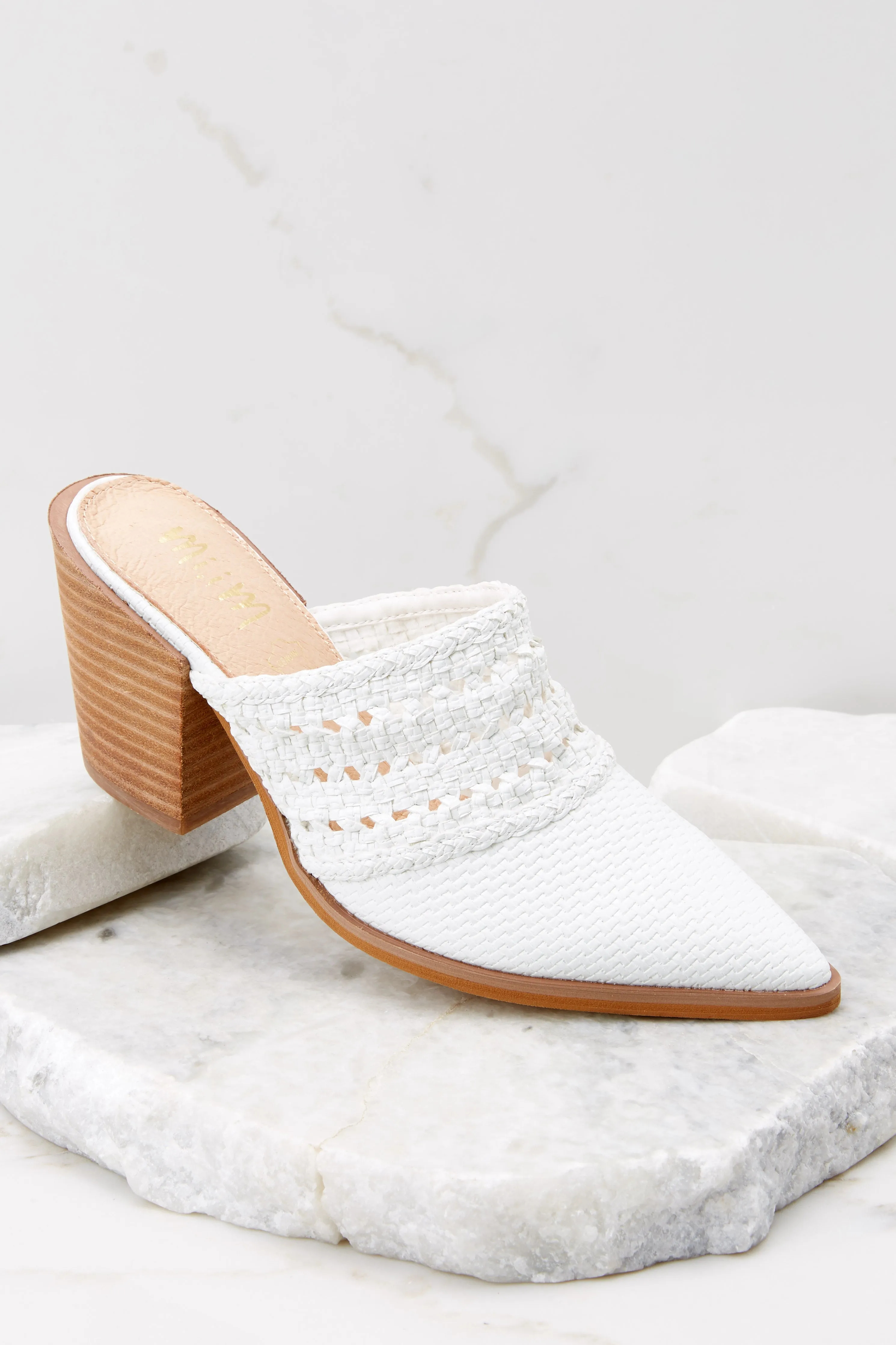 Quick Retreat White High Heel Sandals