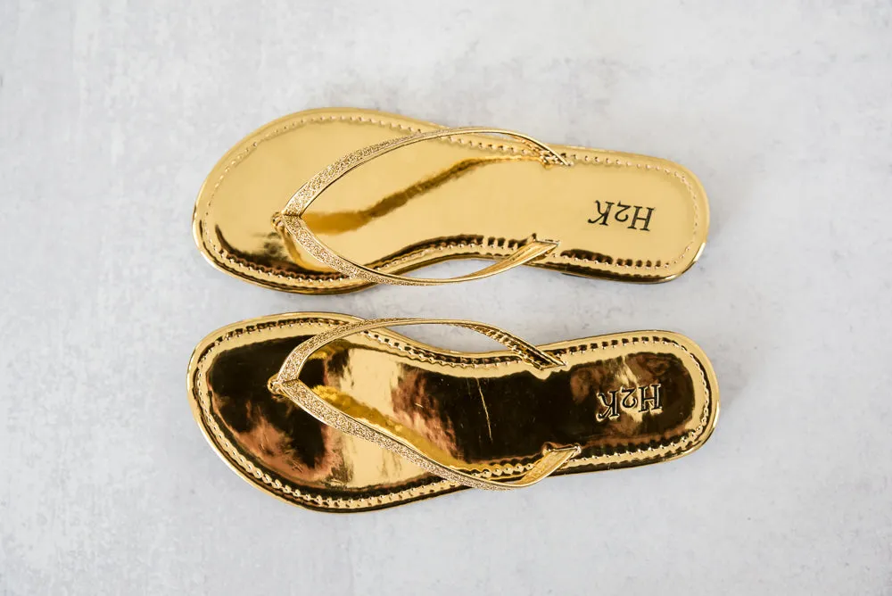 Sassy Sandals in Gold [Online Exclusive]
