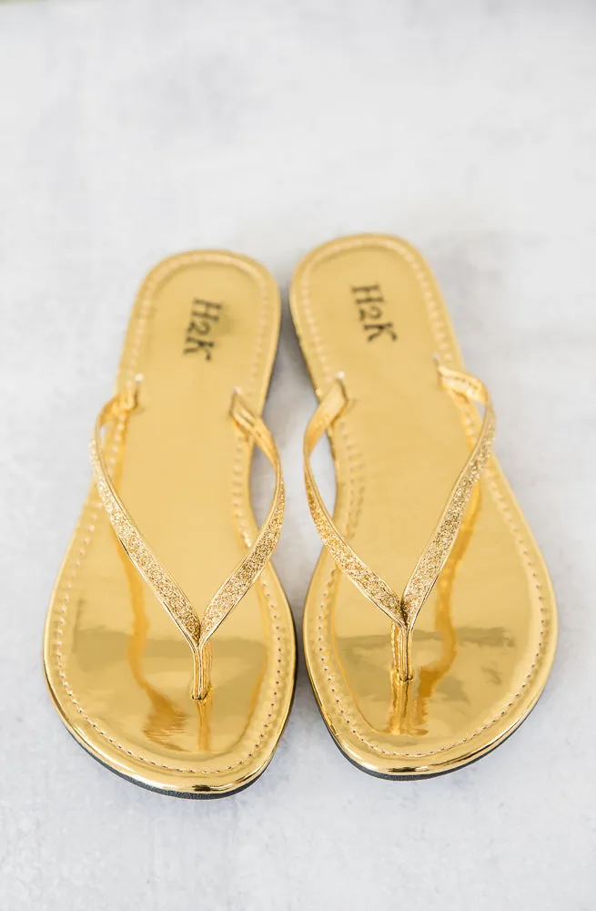 Sassy Sandals in Gold [Online Exclusive]