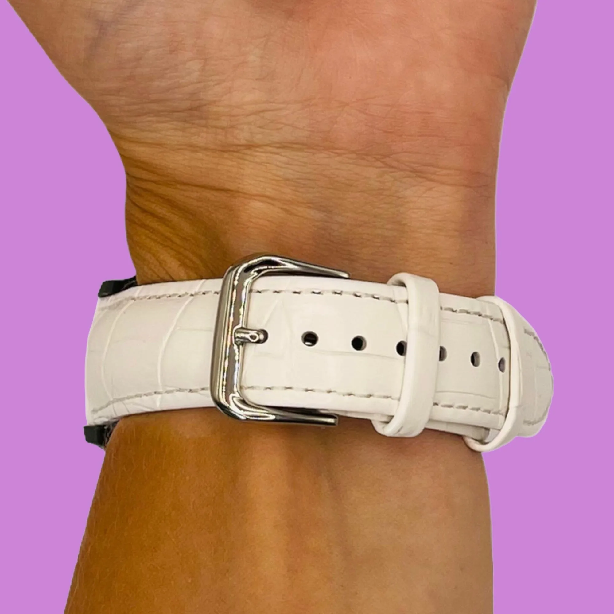 Snakeskin Leather Watch Straps Compatible with the Suunto 3 & 3 Fitness