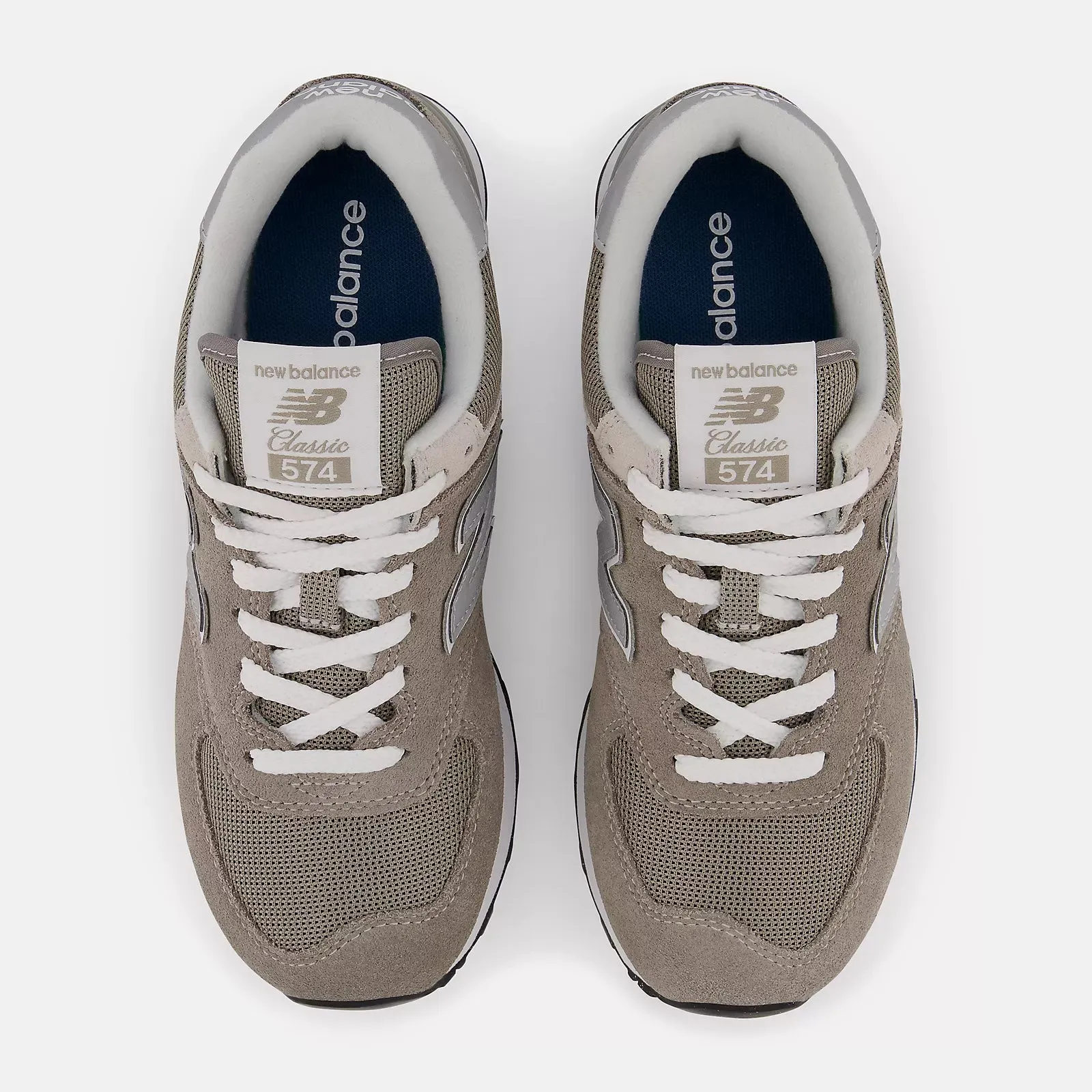 Women's 574 Core - Grey with White