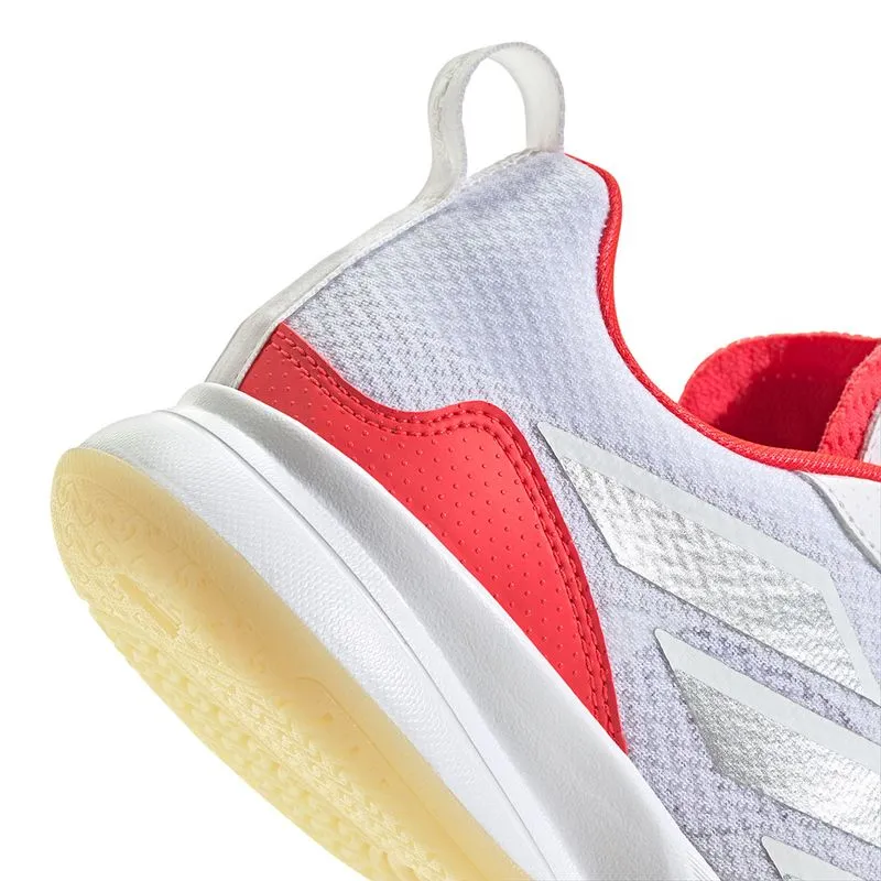 Women`s AvaFlash Tennis Shoes White and Lucid Red
