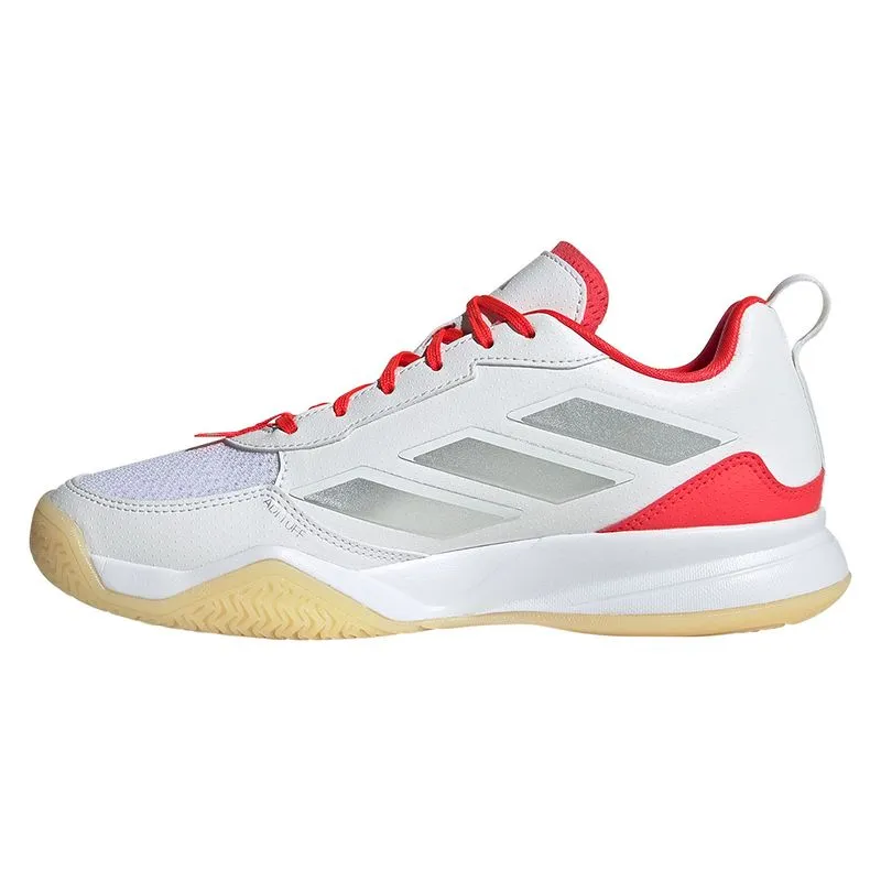 Women`s AvaFlash Tennis Shoes White and Lucid Red