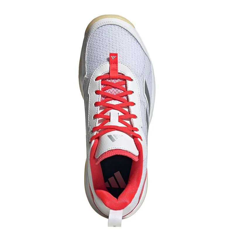 Women`s AvaFlash Tennis Shoes White and Lucid Red