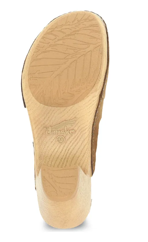 Women's Dansko Taytum 3114371400 Color:  Tan Milled Nubuck Sandal
