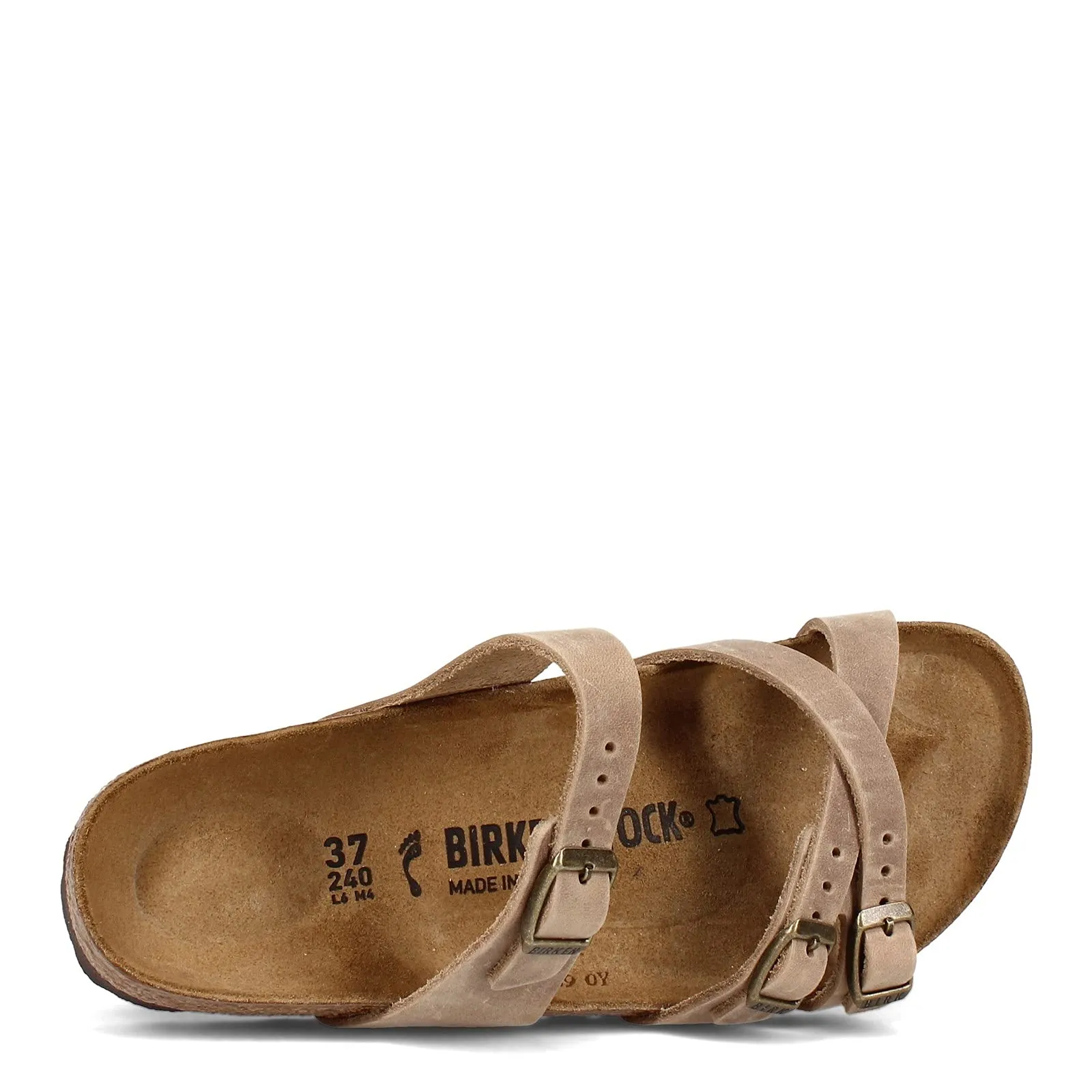 Women's Shoes Birkenstock FRANCA Slide Sandals 1015931 TOBACCO OILED LEATHER